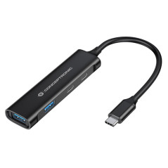 Hub usb tipo c conceptronic hubbies12b 4 puertos usb 3.2 2 puertos usb