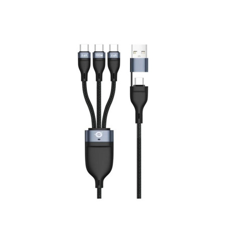 Cable 3x usb tipo c a usb tipo c - usb tipo a conceptronic 1.5m - mach