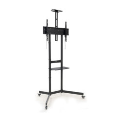 Soporte suelo con ruedas tooq vesa hasta 70 pulgadas 600x400mm max 70k