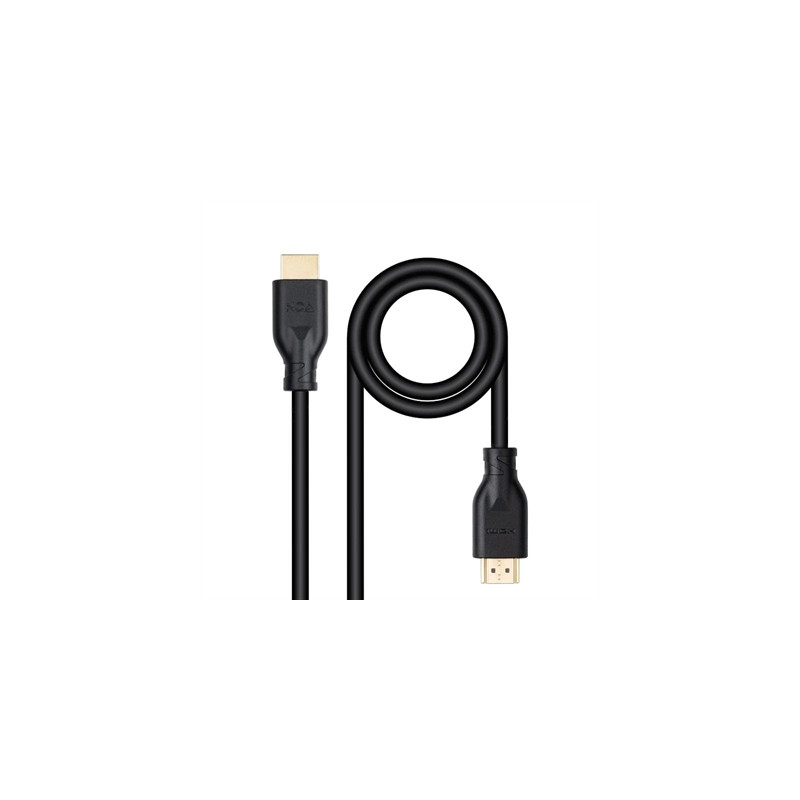 Cable hdmi v2.0 nanocable 4k@60hz 18gbps ccs 1.5 m