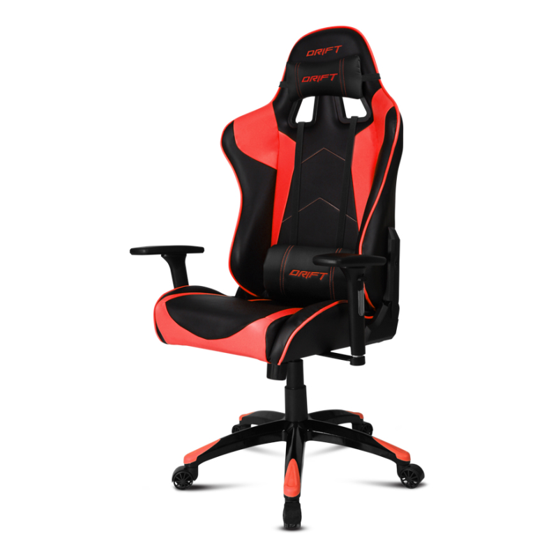 DRIFT DR300 Silla para videojuegos de PC Asiento acolchado Negro, Rojo