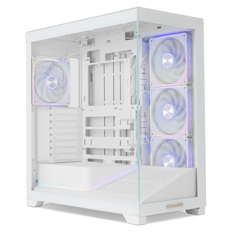 NOX Hummer BLADE, Torre ATX, ARGB, Ultra Airflow, Blanco