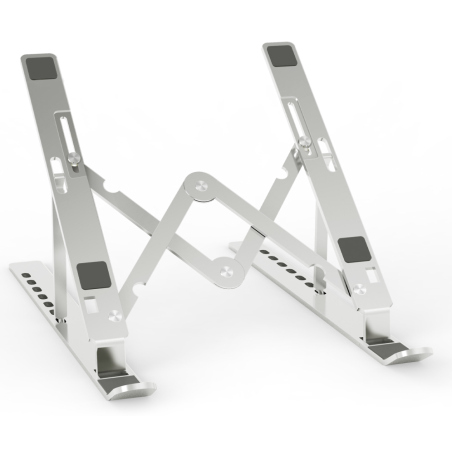 AISENS Soporte de Sobremesa Ajustable para Portatil / Tablet, Plata