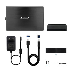 TooQ TQE-3531B Caja HDD 3.5 USB 3.1Gen1 Negra