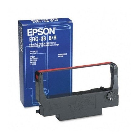 Epson Cinta ERC-38BR Negro/Rojo TMU200/U300