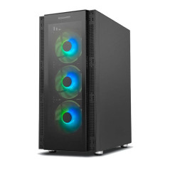 NOX Semitorre HUMMER AERO Hyperflow ARGB Negro