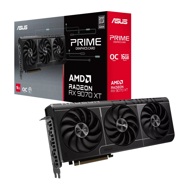VGA AMD PRIME-RX9070XT-O16G ASUS