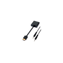 CONVERSOR HDMI A SVGA + AUDIO 10 CM NEGRO NANOCABLE