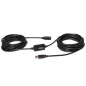 CABLE EXTENSION USB 2.0 TIPO A/M-A/H 10M NEGRO NANOCABLE