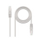 CABLE DE RED LATIGUILLO RJ45 CAT.5E UTP AWG24 25 CM GRIS NANOCABLE