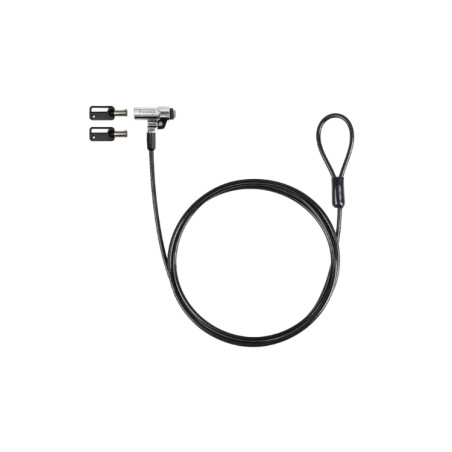 CABLE LOCK DE SEGURIDAD TIPO NANO CON LLAVE PARA PORTATILES 1.5M GRIS 