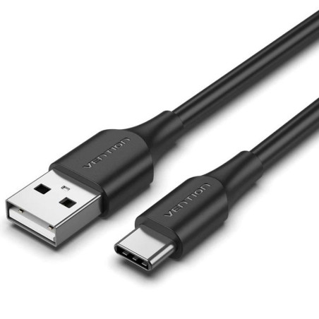 CABLE USB-C A USB-A 0.50 M NEGRO VENTION