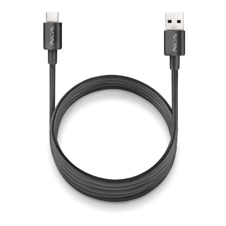 CABLE USB-A A USB-C ZYRO 15W 1 M NEGRO NGS