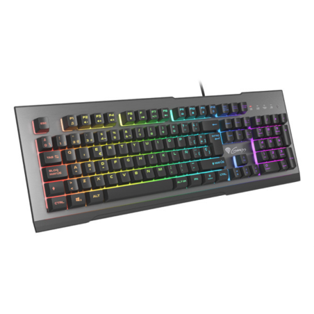 GENESIS Rhod 500 RGB teclado Juego USB QWERTY Español Negro, Gris