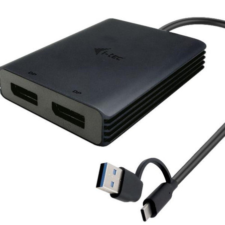Adaptador usb tipo a - usb tipo c a displayport i - tec macho - hembra