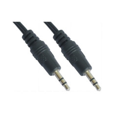 Cable audio estereo jack 3.5mm nanocable 5m - macho - macho - negro
