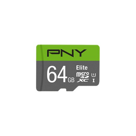 Tarjeta memoria micro secure digital micro sdhc elite pny 64gb clase 1