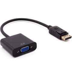 Cable adaptador nilox displayport a vga macho hembra