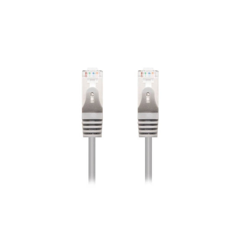 Latiguillo cable red ftp cat6 rj45 nanocable 20m gris
