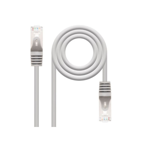 CABLE DE RED LATIGUILLO RJ45 FTP CAT6 AWG24 5 M GRIS NANOCABLE