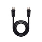 Cable antena tv nanocable 75 ohm m - h 1.8 m - negro