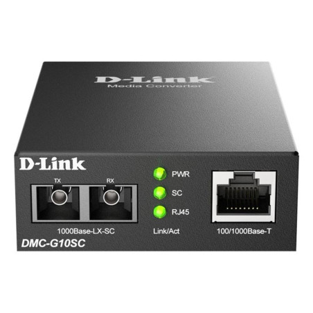 Convertidor de medios monomodo d - link dmc - g10sc
