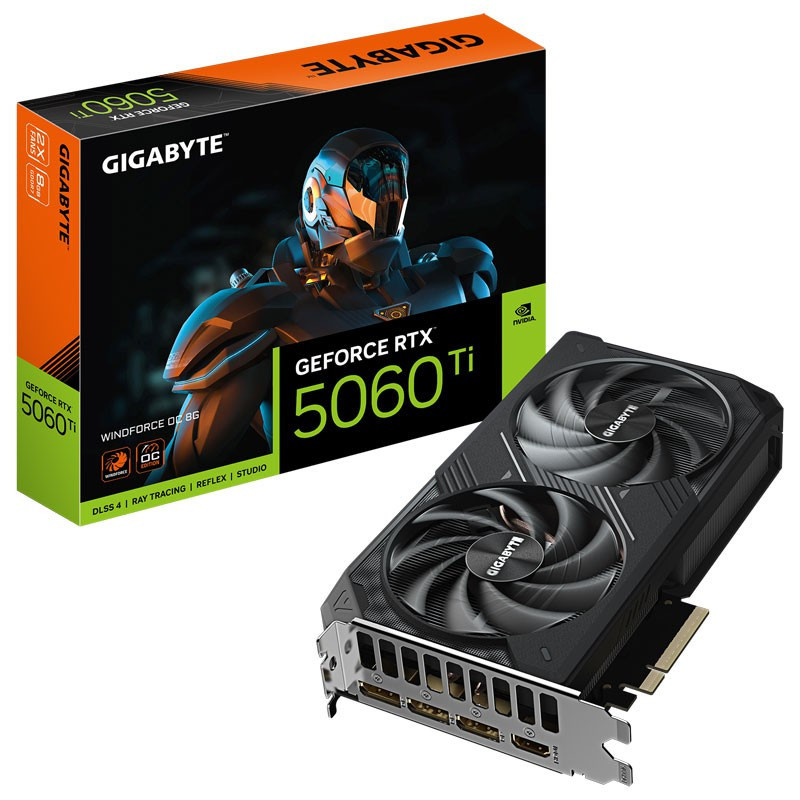 Tarjeta grafica gigabyte rtx 5060 ti windforce oc 8gb gddr7