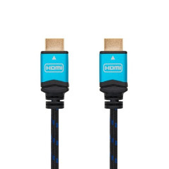 Cable hdmi (a) to hdmi (a) 4k 1.5m nanocable black m - m - 60hz - 18gb