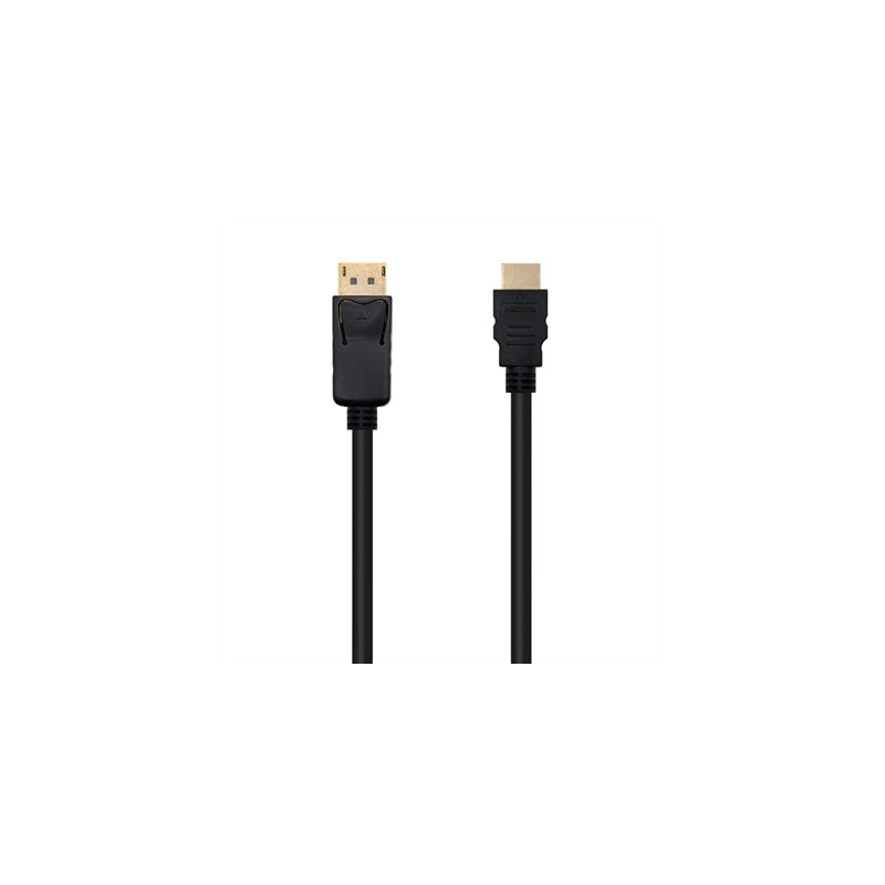 Cable displayport a hdmi nanocable 2m - macho - macho
