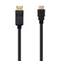Cable displayport a hdmi nanocable 2m - macho - macho