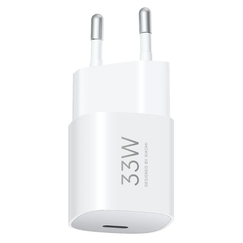Cargador usb xiaomi 33w tipo c blanco bhr087leu
