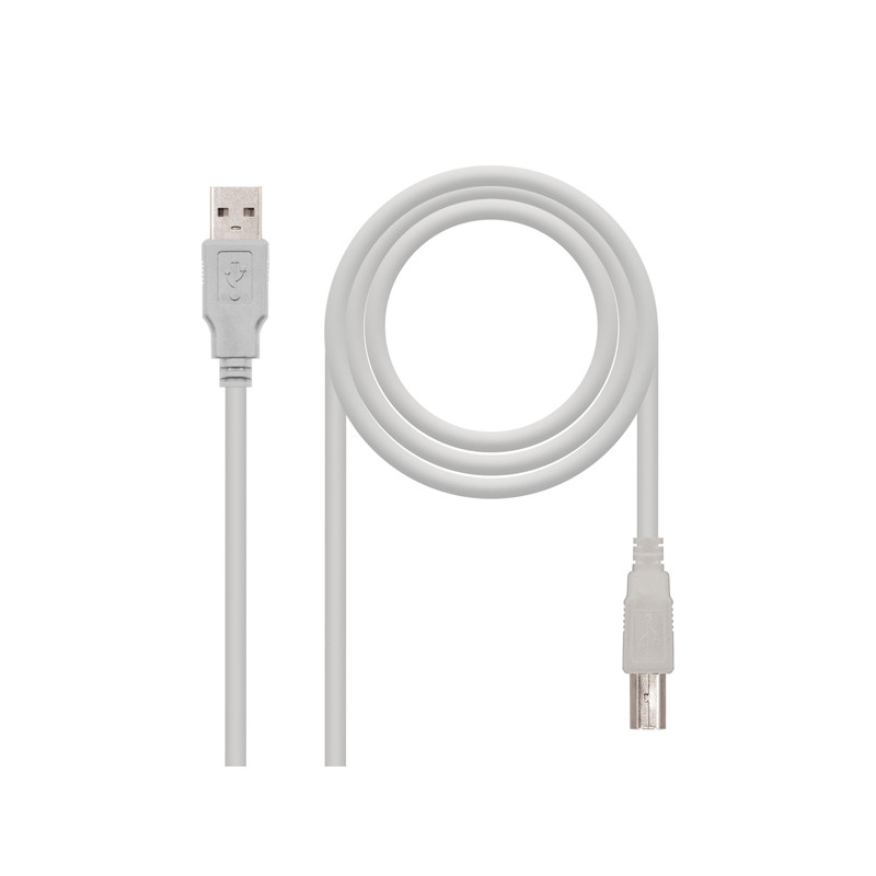CABLE DE CONEXION USB TIPO A-B 3 M NANOCABLE