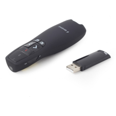 Gembird WP-L-12 apuntador inalámbricos RF Negro