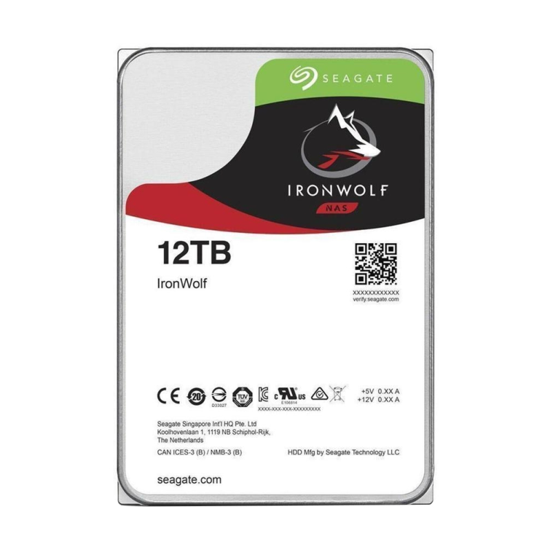 Seagate NAS HDD IronWolf disco duro interno 12 TB 7200 RPM 256 MB 3.5 Serial ATA III