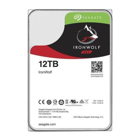 Seagate NAS HDD IronWolf disco duro interno 12 TB 7200 RPM 256 MB 3.5 