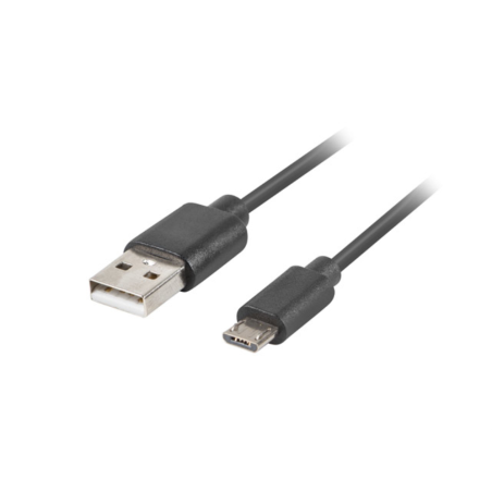 Lanberg CA-USBM-20CU-0010-BK cable USB USB 2.0 1 m USB A Micro-USB B N