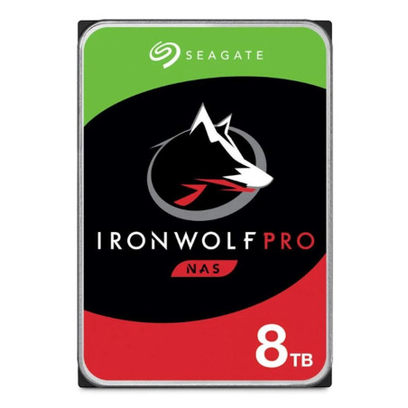 Ironwolf pro st8000nt001 disco duro interno 3.5 pulgadas 8 tb seríal a