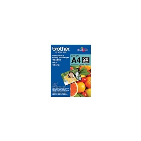 Papel foto brother premium plus lbp71ga4 20 hojas dcp - 165c dcp - 195