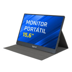 iggual Monitor portátil 15,6 IPS FHD USB-C funda
