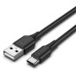 CABLE USB 2.0 TIPO USB-C A USB-A 1 M NEGRO VENTION