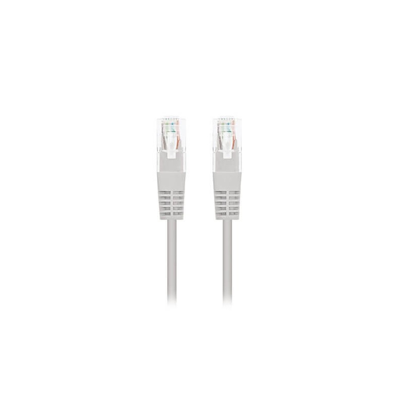 Cable red nanocable latiguillo rj45 utp cat6 0.3m gris 30cm