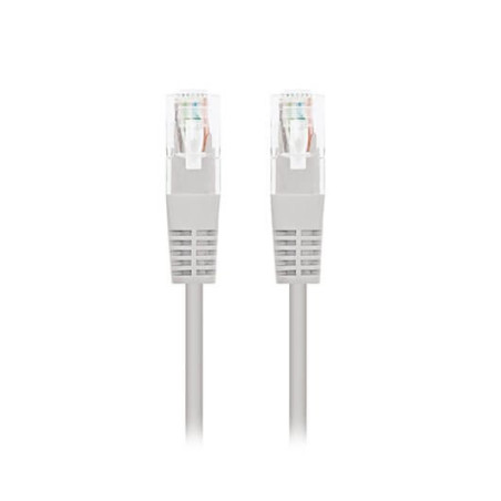 Cable red nanocable latiguillo rj45 utp cat6 0.3m gris 30cm