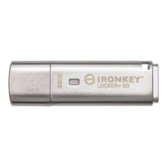 Memoria usb 3.2 kingston 32gb ironkey locker+50