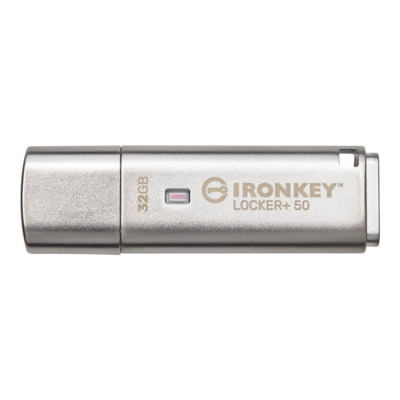 Memoria usb 3.2 kingston 32gb ironkey locker+50