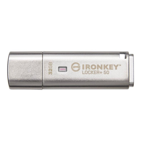 Memoria usb 3.2 kingston 32gb ironkey locker+50