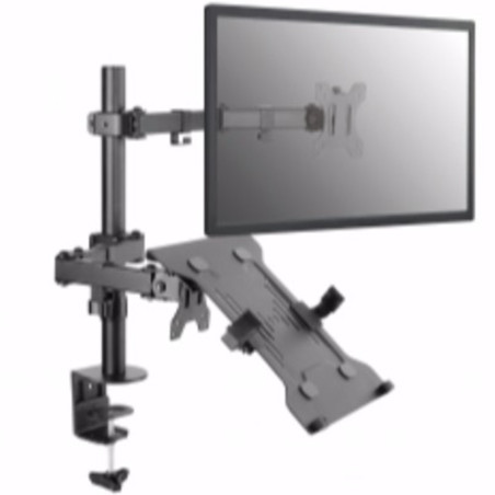 Soporte equip pantalla mesa 13 pulgadas - 32 pulgadas doble brazo 2 monitores o 1 monitor + 1 portatil (bracket para portatil in