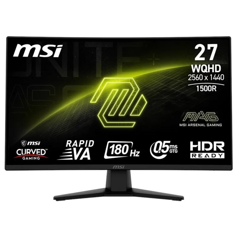 MSI MAG274CQF Monitor 27 WQHD 180hz curv