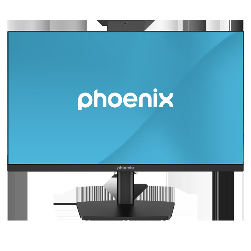 Monitor phoenix visión 24 pro 23.8 pulgadas full hd panel ips webcam integrada abatible hdmi + dp altavoces integrados
