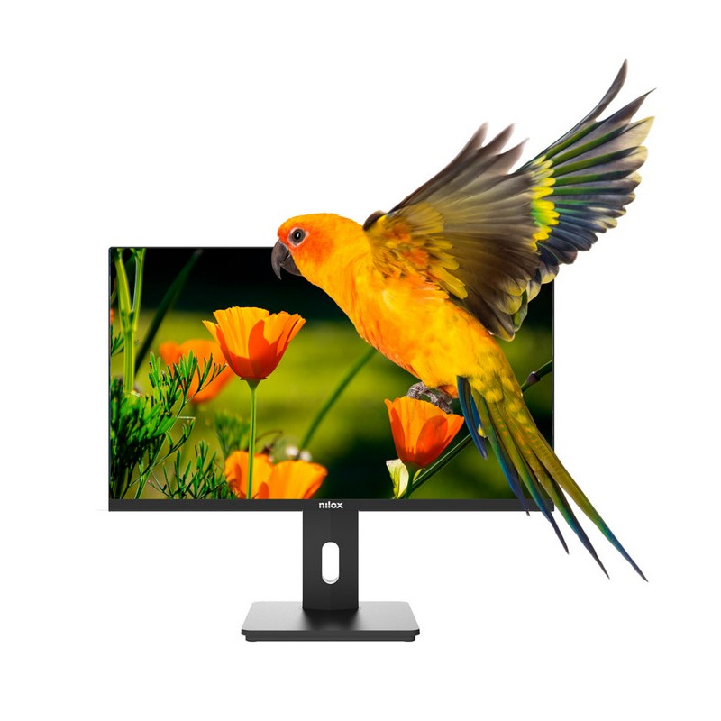 Monitor led 24 pulgadas nilox nxm24reg02 va - hdmi - dp - vga - 75hz - 4ms - vesa 100 x 100 - regulable