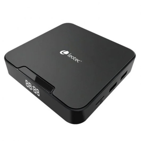 Reproductor android 11 leotec tv box plus 4k show2 464 s905w2 quad cor